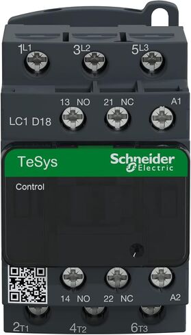 شنايدر إلكتريك، موصل TeSys D - 3P(3 NO) - ملف AC-3-440 V 18 A - 230 V AC، LC1D18P7 in Kuwait