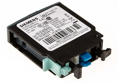 Siemens 3RH19 21-1CA10 كتلة تحويل مساعدة للموصل، وصلة لولبية، 1 قطب، 1 NO اتصالات in Kuwait