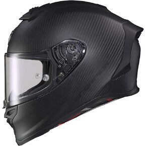 ScorpionEXO R1 Air Full Face Premium TCT-U 3K Carbon Fiber Motorcycle Street Adventure Helmet with Bluetooth Ready Speaker Pockets DOT ECE Approved