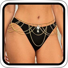 Zoestar Boho Layered Belly Waist Chain Gold Summer Beach Waist Belt Sparkly Body Accessories Women
