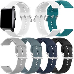 أساور Chofit متوافقة مع ساعة Amzhero IDW13/IDW16/IDW19/Runfit-2، سوار معصم من السيليكون الناعم المقاوم للماء، سوار سريع الملاءمة لسوار الساعة الذكية Amzhero للنساء والرجال