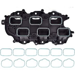 Lower Intake Manifold with Gasket Kit Fits for Jeep Grand Cherokee Wrangler Dodge Journey Grand Caravan Durango Charger Challenger Dodge Avenger Chrysler Town & Country RAM 05184199AF 5184199AF