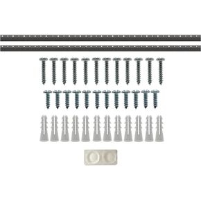 Picture Hang Solutions French Cleats 45-Inch Hanging Hardware- Supports 225 lbs - Z Clips with Anchors, Screws and Bumpers