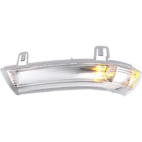 X AUTOHAUX Car LED Front Left Side Mirror Turn Signal Light 1K0949101 1K0-949-101 1KD949101B for Volkswagen Eos 2007 2008 for Volkswagen GTI 2006 2007 2008 2009