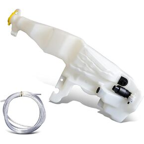 DNA Motoring OEM-WT-CH1288220 Factory Style Windshield Washer Fluid Reservoir w/Pump Cap & Sensor Compatible with 11-15 Grand Cherokee