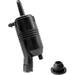 Car Windshield Washer Pump with Grommet - Replaces OEM # 385-232316A Windshield Wiper Pump Replacement, Compatible with Chevy Silverado, Impala, GMC Sierra, Cadillac, Buick, Car Accessories