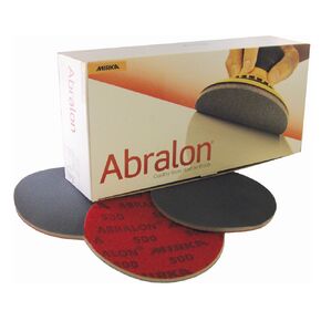 Mirka 8A-241-3000 Abralon 6" Foam/Sponge-Backed Wet/Dry Discs 3000G, 20/Box
