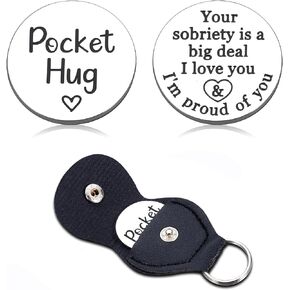 Sobriety Gifts for Women Men 1 Year Sobriety Coin Gifts One Year Anniversary Sober Gifts for Women Men Alcoholics Anonymous Gifts for Male Female Recovery Cancer Sentimental Gifts Double-Sided