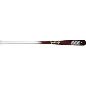 BAMBOOBAT by Pinnacle Sports Equipment INC. Adult Fungo Infield/Outfield Bamboo Baseball Bat, White Handle/Maroon Barrel, 34" in Saudi Arabia