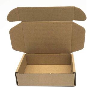 Small Cardboard Shipping Box Mailers 6x4x1.6 Inch Corrugated Packaging Storage Boxes 25 Pack (Inside Size: 5.3 x 3.8 x 1.5")