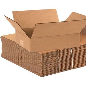 AVIDITI 12 x 8 x 3 Corrugated Cardboard Boxes, Flat 12"L x 8"W x 3"H, Pack of 25 | Shipping, Packaging, Moving, Storage Box for Home or Business, Strong Wholesale Bulk Boxes