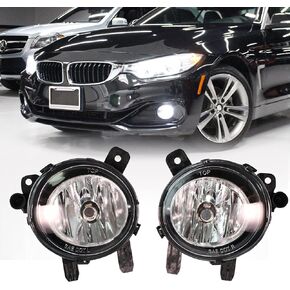 Fog Lights for BMW (F30 F31 F34 320i 328i 328d 330i 330e 335i 340i) 3 Series/(F22 F23 228i 230i) 2 Series/4 Series(F32 F33 F36 428i 435i)/ActiveHybrid 3 2012-2019 Smoke