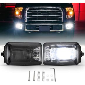 BUNKER INDUST LED Fog Lights for Ford F150 2015 2016 2017 2018 2019/SUPER DUTY 2017 2018, OEM Bumper Driving Fog Lamp Kit