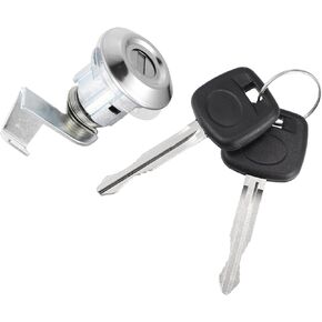Hihaha NO. 69058-35180 Fuel Door Lock Cylinder with Keys for Toyota 4Runner Pickup 1991-1995 / Fuel Tank Lock Cylinder Fuel Filler Lid Door Gas Lock Cylinder/Durable / 1 Set