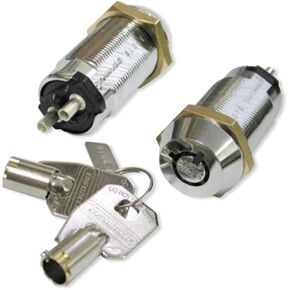 Seco-Larm SS-090-2H6 Enforcer SPST Tubular Key Lock, Shunt On Off, Key 1306