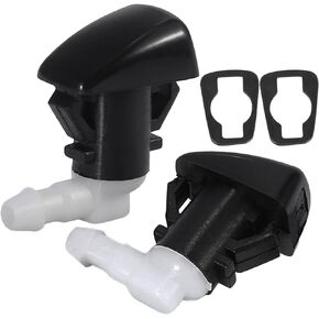 5182367AA 2Pcs Windshield Washer Nozzles Wiper Spray black+white Kit Compatible with D-odge Durango 2011-2021 68269108AA
