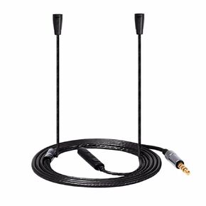 Sqrmekoko OFC Upgrade Audio Cable Cord with Volume Control and Mic Function for Sennheiser IE8, IE80, IE8i Earphones (Black)