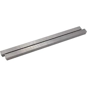 HSS Lathe Tool Bit 10mm x 10mm x 200mm, Square Lathe Turning Tool Blanks, High Speed Steel Rectangular Fly Cutter Mill Blank (25/64" x 25/64" x 8") 2pcs, 10mm x 10mm x 200mm（Square）