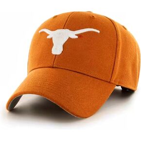 Officially Licensed Texas University Classic Team Logo Hat MVP Adjustable Structured Embroidered Cap