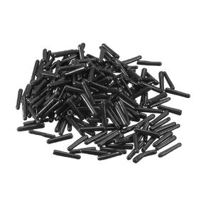 uxcell Rubber End Caps, 240Pcs Round Screw Thread Protector 1.5mm Dia Bolt Cap Covers Hole Plugs for Tubing Pipe Rod Nut Furniture, Black