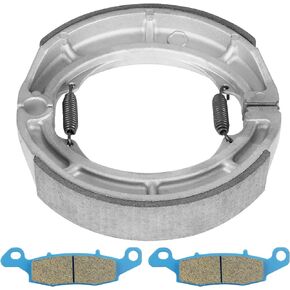 Front and Rear Brake Shoes Pads for Suzuki VL800 Intruder 2001-2005, VL800 Boulevard C50T 2005-2017, VZ800 Marauder 1997-2004, VZ800 Boulevard 2005-2015, C M 800 2005-2013, Replace ‎for FA231 626