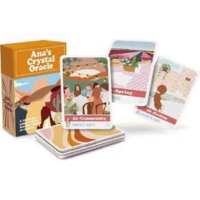 أوراق لعب Dusserre Ana's Crystal Oracle Tarot Fortune Telling Cartomancy