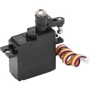 VBESTLIFE RC Steering Servo Gear 1.5KG 5 Wire Steering Servo Plastic Gear, RC 5 Wire Steering Servo for HS 18301 18302 18311 18312 18321 1/18 RC Car