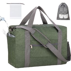 For Spirit Airlines Personal Item Bag 18x14x8 with Wet Pocket Foldable Travel Duffel Bag Underseat Carry on for Men & Women