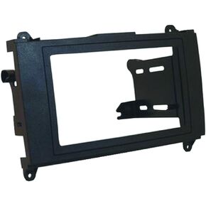 Scosche CR1292B Compatible with 2007-10 Dodge / Mercedes Sprinter van ISO Double DIN & DIN+Pocket Dash Kit Black
