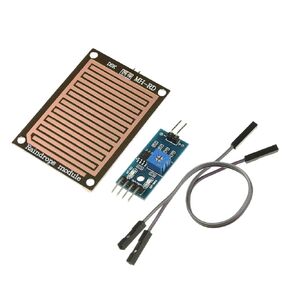 Fielect Raindrops Module Raindrop Detection Sensor Humidity Rain Weather Sensitivity Monitoring for Arduino