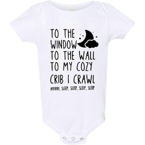 Freedomtees To The Window To the Wall Baby Bodysuit Baby Shower Gift music rap funny shirt