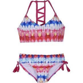 ملابس سباحة للفتيات من Firpearl بكيني هالتر من قطعتين لباس سباحة بيكيني للأطفال in Kuwait