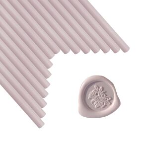 Wax Seal Sticks, ANBOSE 16 Pieces Glue Gun Sealing Wax Sticks for Wax Seal Stamp, Black Wax Seal Stick for 0.44 Inch Glue Gun, for Wedding Invitations, Cards, Envelopes
