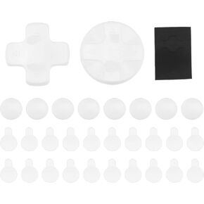 SG Store 1 Set Power Switch Buttons Keyboard A B X Y Buttons Keyboard D Pad Buttons Replacement Buttons Plastic Compatible with Nintendo Switch Joycon, White