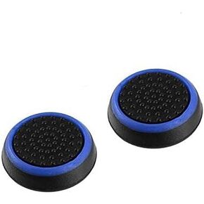 Black and Blue Silicone Analog Thumb Grip Stick Cap Cover Joystick Cap Thumbstick Cover for Switch NS NX Joy-Con Controller Accessories in Saudi Arabia