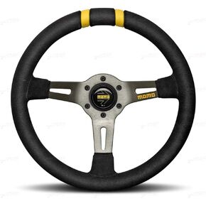 MOMO Motorsport MOD Drift Steering Wheel Black Suede Grip Brushed Anthracite Anodized 330mm w/ 88mm dish - R1907/33S