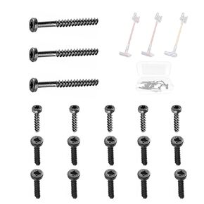 18 Pcs Screw for V6 V7 V8 V10 V11 Vacuum Cleaner Power Pack/Battery, 3 T8 Long Screws, 5 T8 Short Screws, 10 Universal Cross Screws