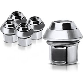 A-Premium M12-1.50 Wheel Lug Nuts Compatible with Volvo S40 2004-2011 C30 2007-2010 V50 2005-2011 C70 2006-2010 Front and Rear 20-PC Set