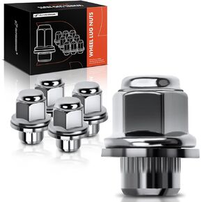 A-Premium 5PCS Wheel Lug Nuts M12 x 1.5 Mag Lug Nuts Compatible with Toyota Avalon Camry Corolla RAV4 Tacoma Sienna Lexus ES RX Pontiac Scion