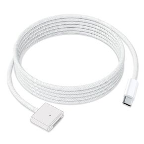 USB-C to Magnetic 3 Cable, 140W Magnetic Safe Charging Cable Compatible with MacBook Air M2 & MacBook Pro M1 M2 (2021-2023 14"&16 inch) - 6.6ft