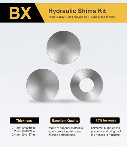 Yoursme Pressure Boost kit for Kubota B (2016 and Older BX) Pressure Gauge and Hydraulic Shims Kit Hydraulic Pressure Adjustment Kit in Kuwait