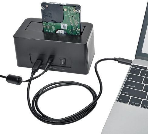 TRIPP LITE USB 3.1 Gen 1 USB-C SATA Hard Drive Quick Dock 2.5" & 3.5" HDD SSD (U439-001) in Saudi Arabia