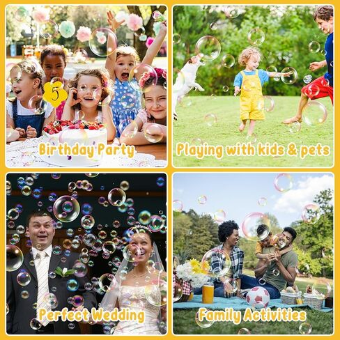 مسدس فقاعات، مسدس فقاعات مسدس فقاعات للأطفال الصغار مع فقاعات غنية وأضواء وامضة، مسدس منفاخ فقاعات للاستخدام الداخلي والخارجي وحفلات الزفاف وأعياد الميلاد in Kuwait