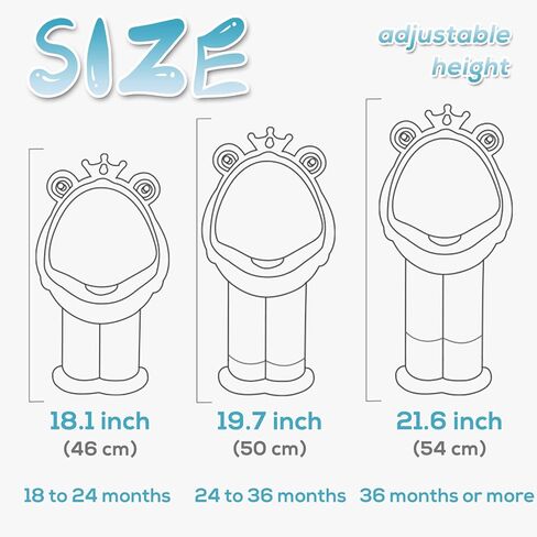 تدريب الضفدع على التبول، نونية تدريب على المرحاض على شكل ضفدع لطيف، نونية تدريب مضحكة للأطفال، طفل صغير (أزرق فاتح) in Kuwait