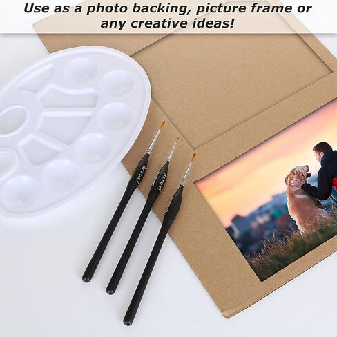 50 حزمة من أوراق الورق المقوى المموج مقاس 11 × 16.5 بوصة، حشوات من الورق المقوى المسطح لتعبئة الحرف اليدوية، مشروع فني بريدي، بسمك 2 مم in Kuwait