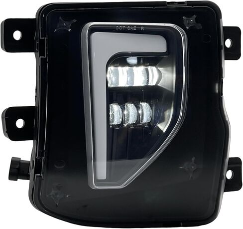 مصابيح الضباب LED&DRL متوافقة مع 2016 2017 2018 Chevy Silverado 1500 w/DRL & Amber Turn Signal Light، زوج من مصابيح الضباب الأمامية للقيادة مع مفتاح وتسخير الأسلاك in Saudi Arabia