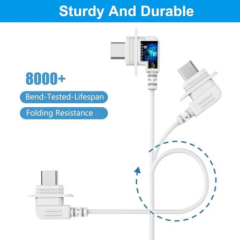 كابل طاقة ومحول Itramax بطول 20 قدمًا متوافق مع كاميرا Blink Outdoor 4، سلك شحن USB مسطح C وميض خارجي من الجيل الرابع، سلك تمديد شاحن مقاوم للماء لكاميرا Blink Outdoor 4 الجديدة باللون الأسود 6M 25 in Kuwait