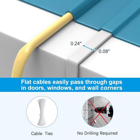 كابل طاقة ومحول Itramax بطول 20 قدمًا متوافق مع كاميرا Blink Outdoor 4، سلك شحن USB مسطح C وميض خارجي من الجيل الرابع، سلك تمديد شاحن مقاوم للماء لكاميرا Blink Outdoor 4 الجديدة باللون الأسود 6M 25 in Kuwait