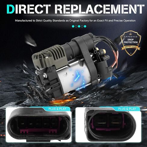 Air Suspension Compressor Pump Compatible with 2010-2016 Porsche Panamera 970 97035815107 97035815108 in Saudi Arabia