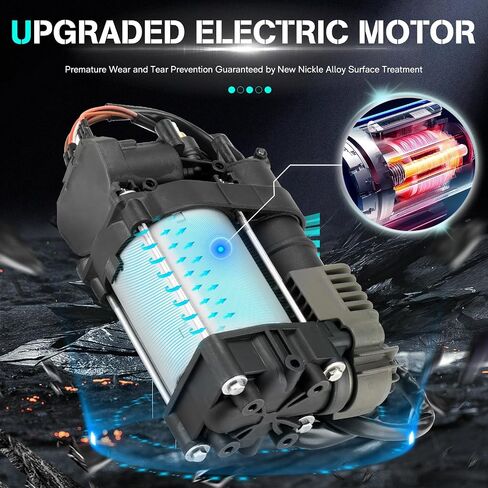 Air Suspension Compressor Pump Compatible with 2010-2016 Porsche Panamera 970 97035815107 97035815108 in Saudi Arabia